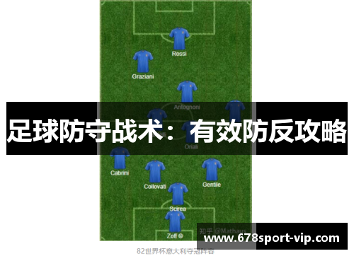 足球防守战术：有效防反攻略